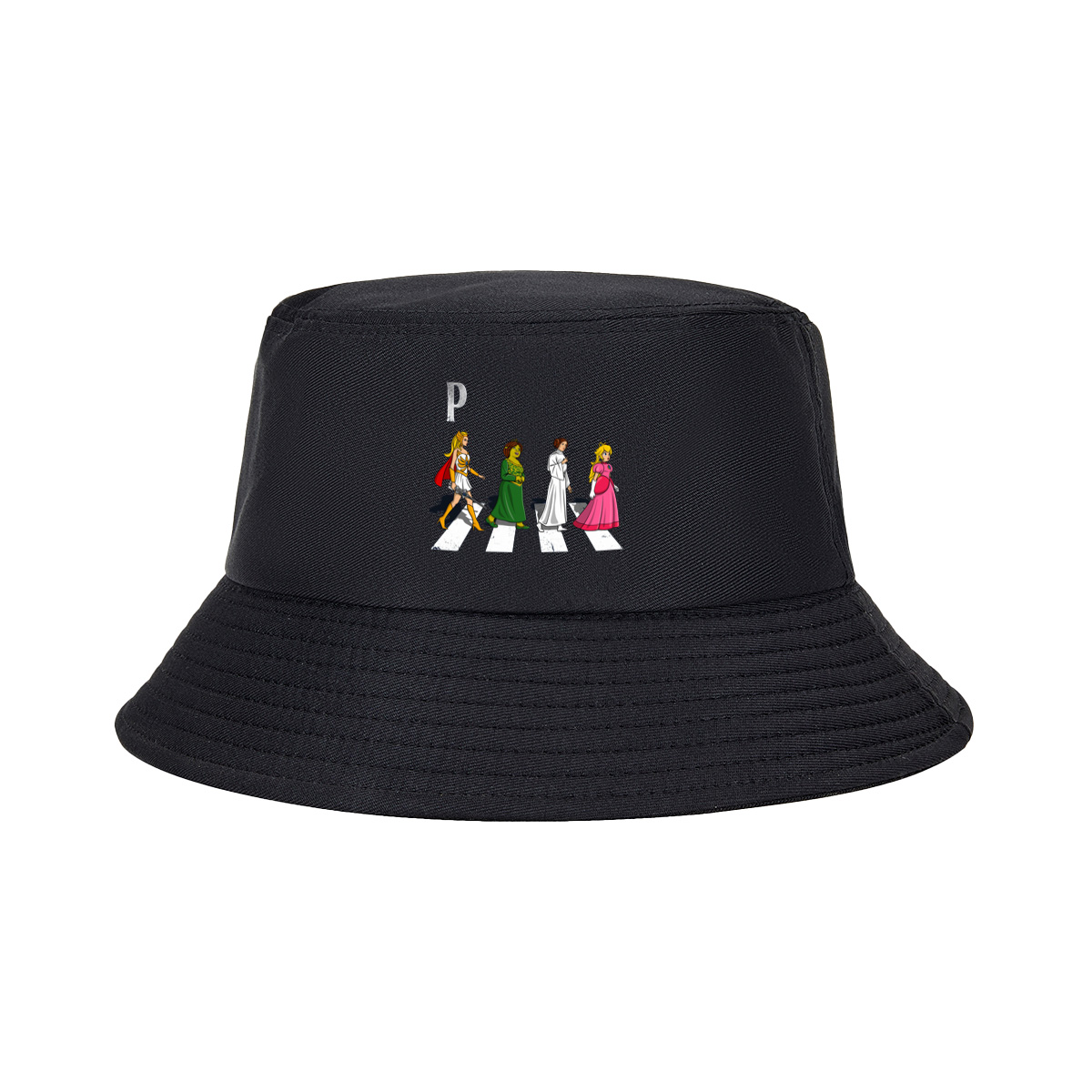 The Princesses: Wonder Woman, Shrek, Princess Leia, and Princess Peach - Fisherman's Hat