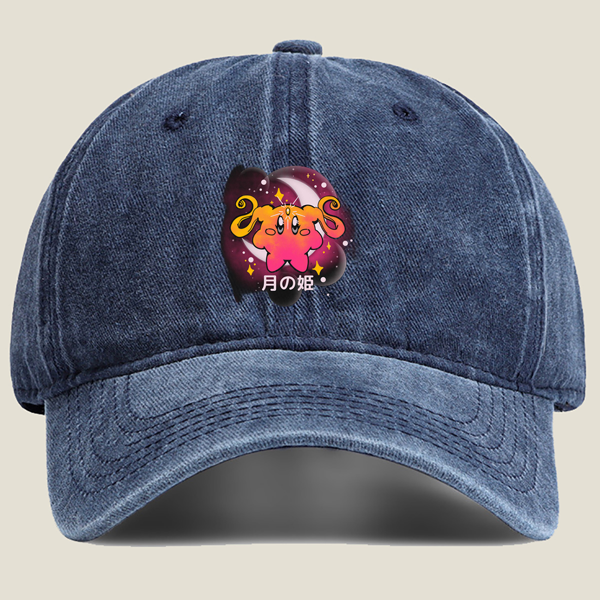 Kirby: Princess of the Moon - Washed Denim - Baseball Cap