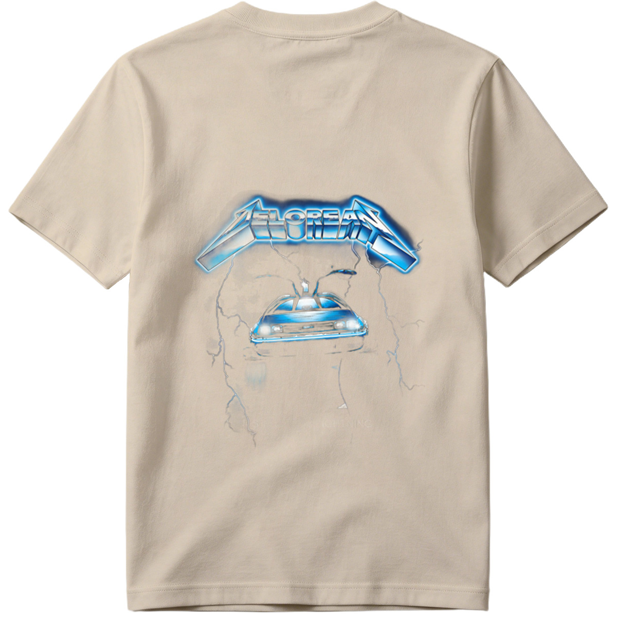 DeLorean Struck by Lightning - Tee