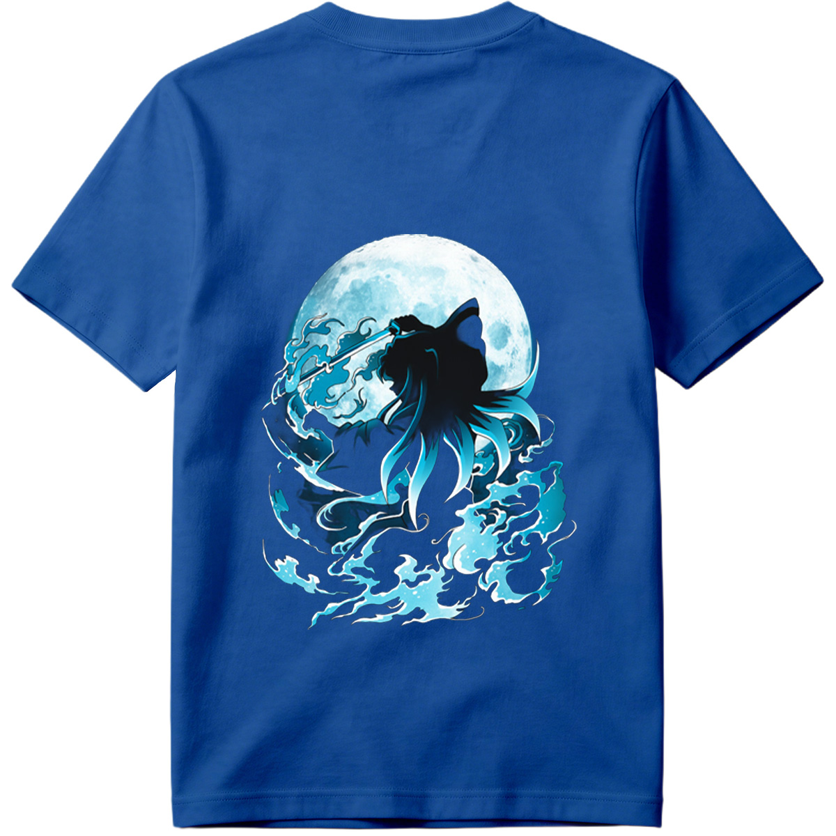Samurai Warrior Under Full Moon - Tee