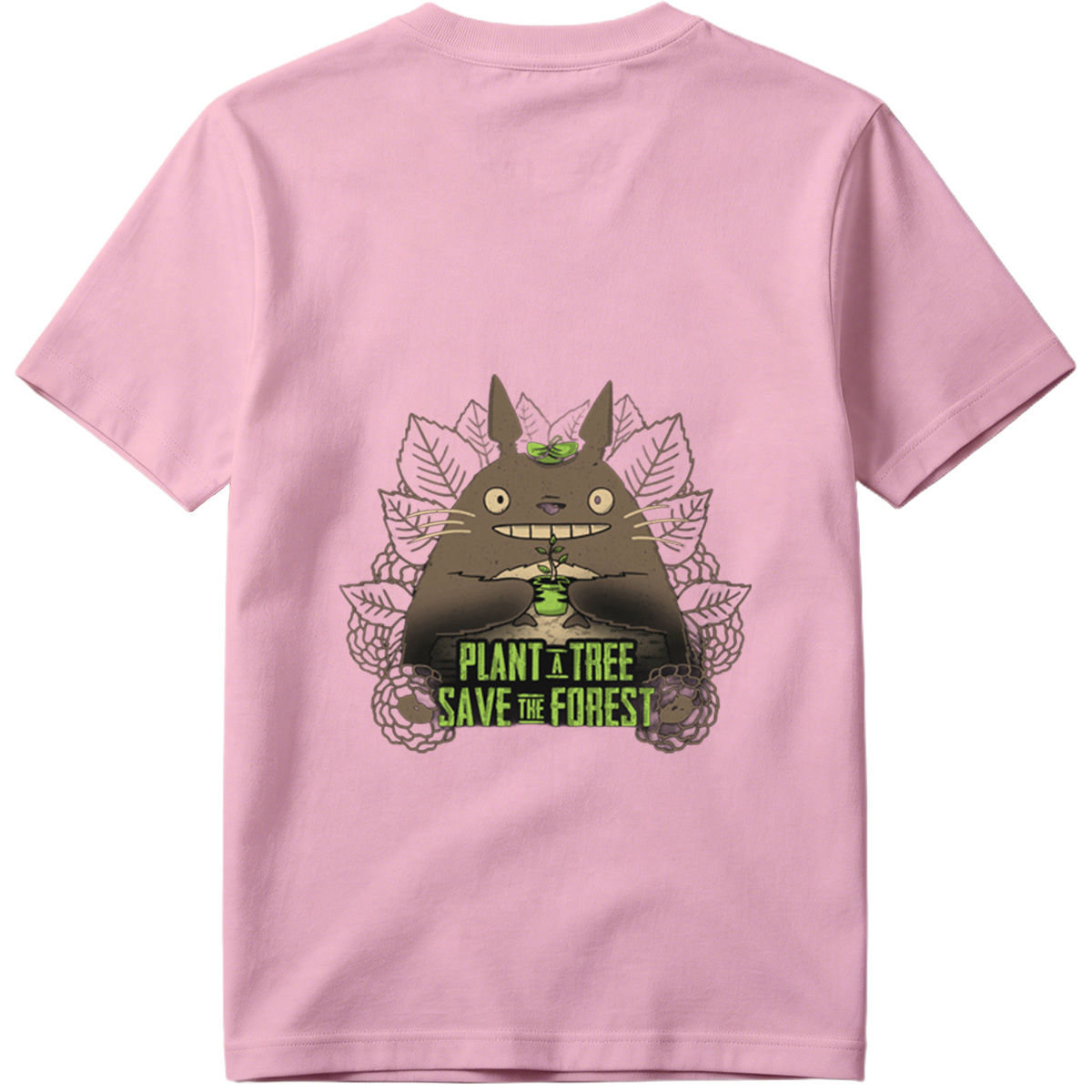 Totoro Plant a Tree Save the Forest - Tee