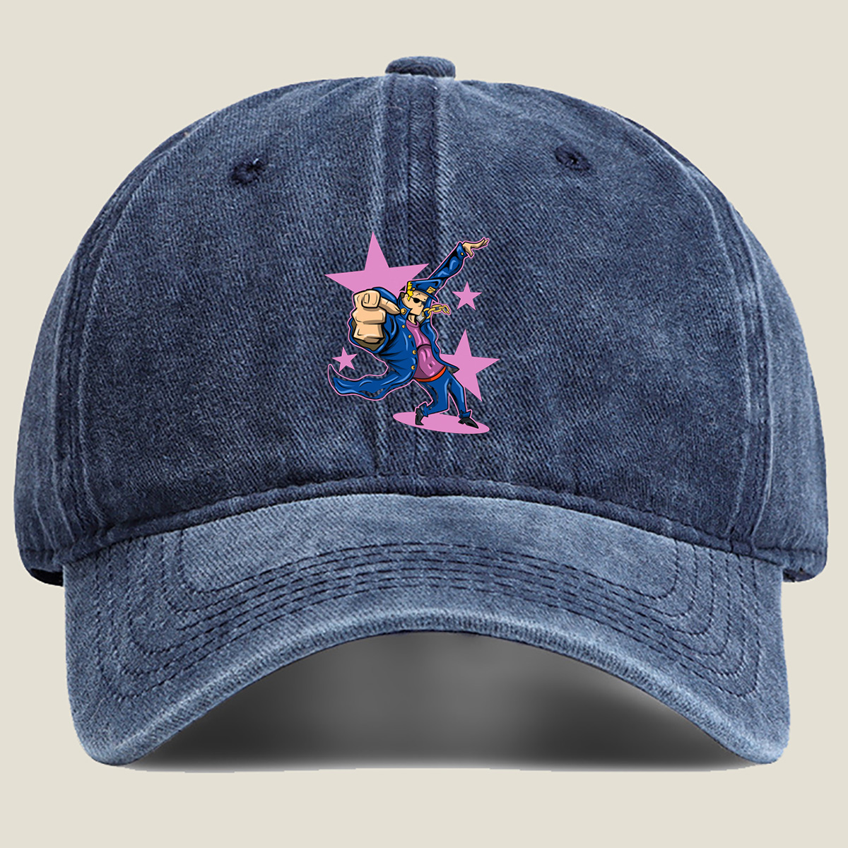 Gangster Mickey in Blue Coat and Hat, Dancing with Stars Background - Hat