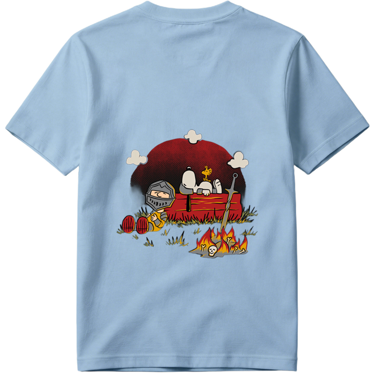 **Title:** Knight and Bone in the Moonlight - Tee