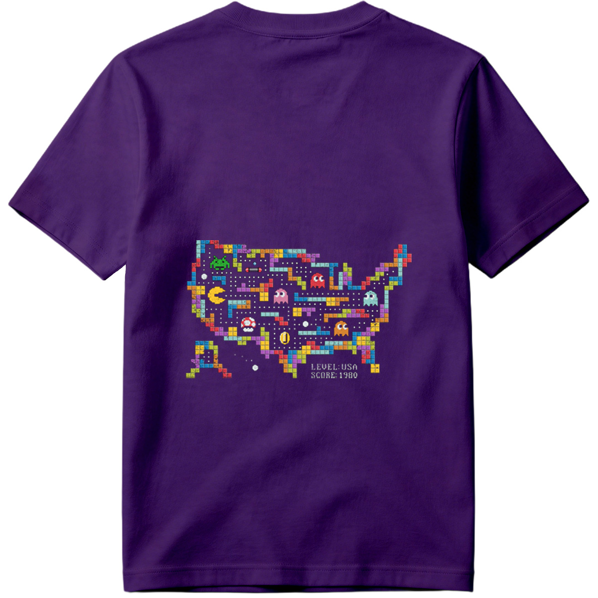 Pac-Man USA Map Adventure - Tee