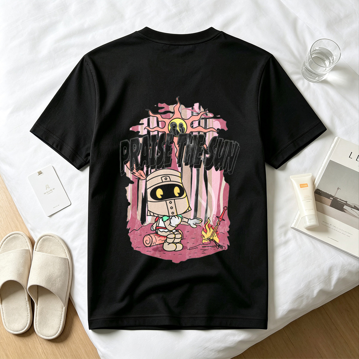 Praise the Sun - Knight and Sun Character Art - Tee