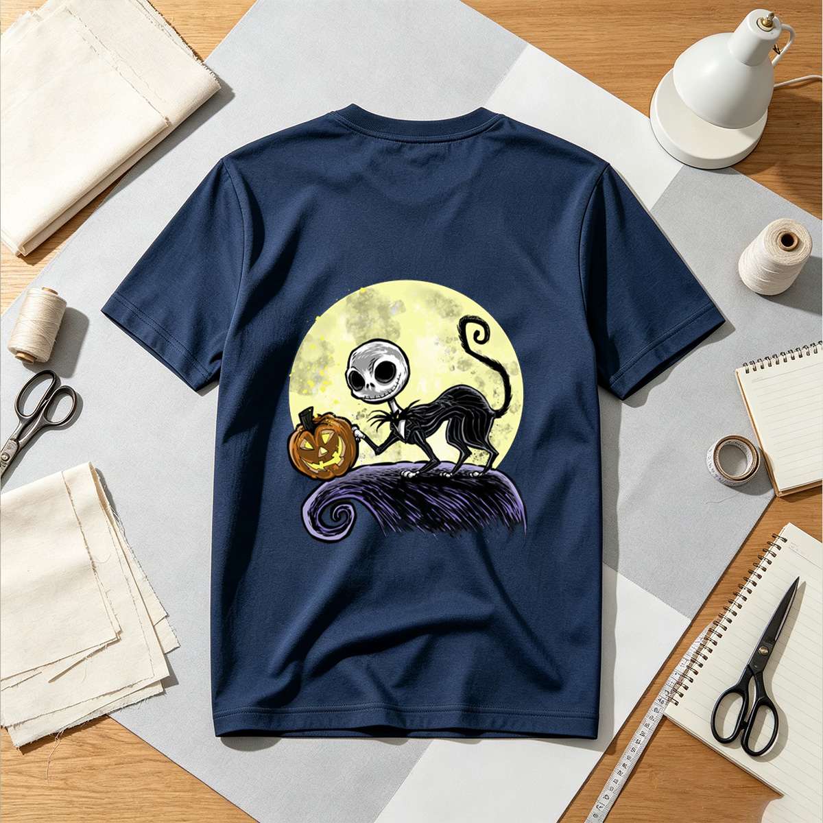 Jack Skellington and Pumpkin Moon - Tee