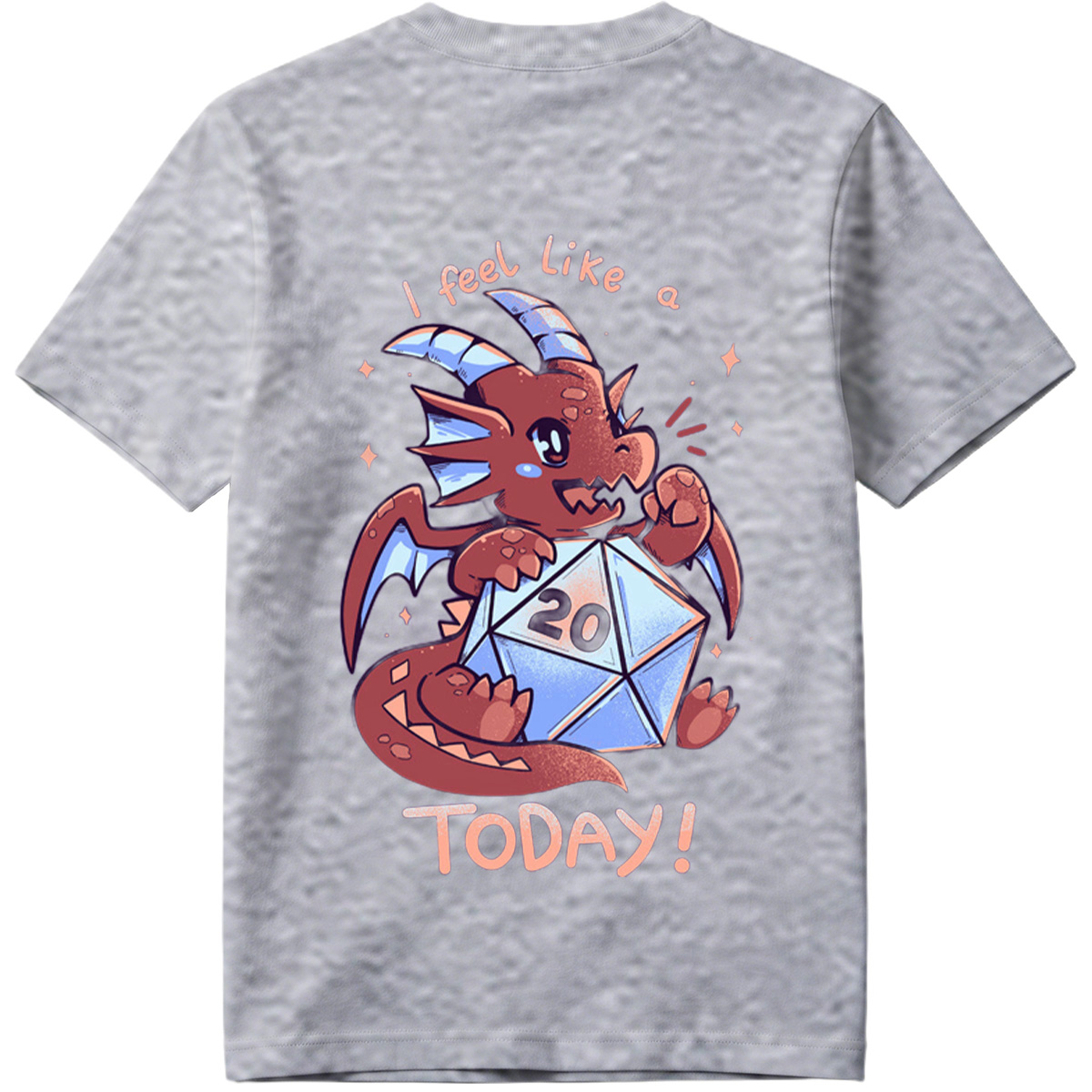 Dragon with D20 Dice - 