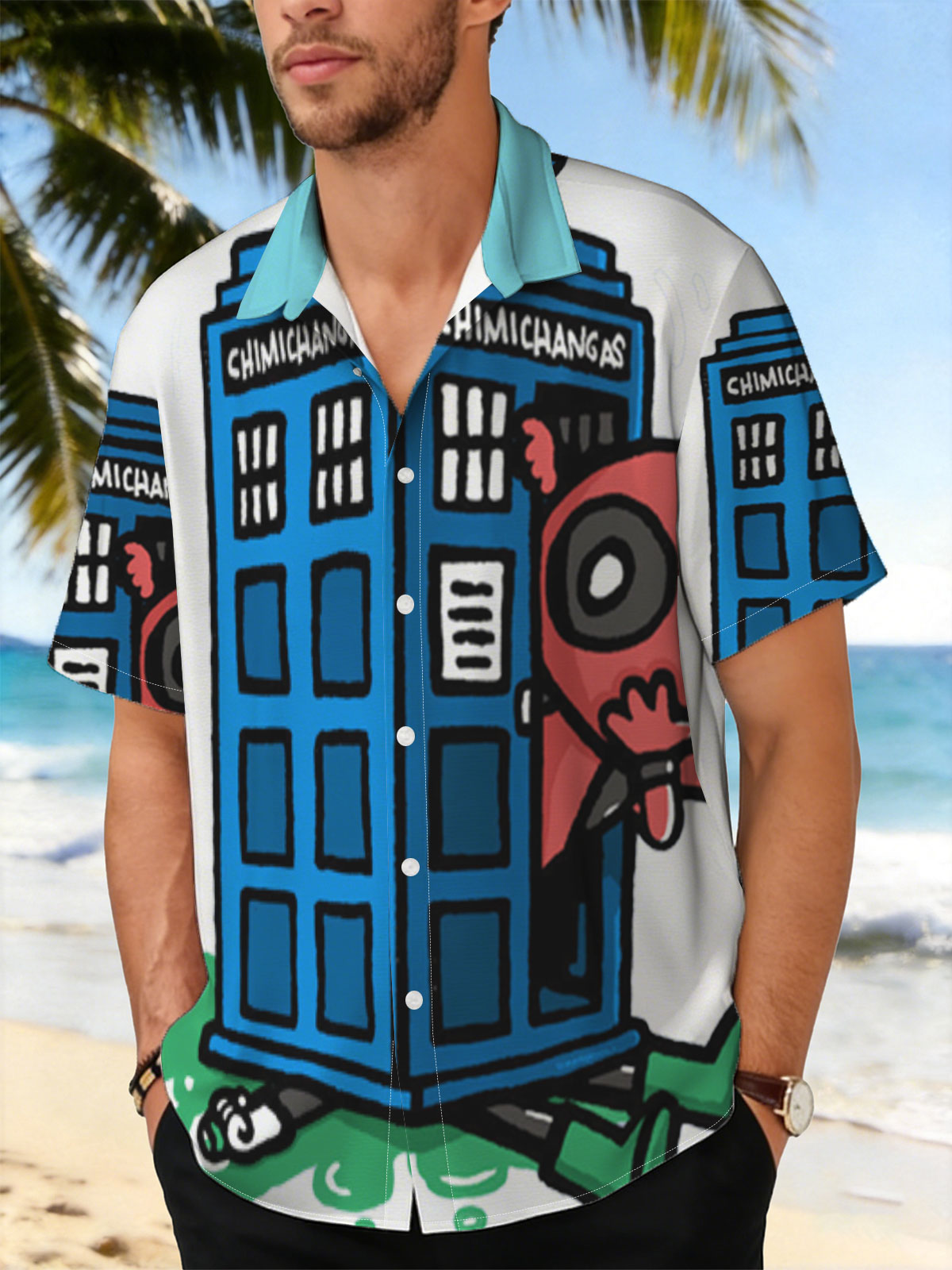 Rick and Morty's Chimichanga TARDIS Adventure -  Shirt