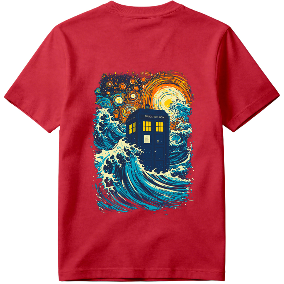 TARDIS in Stormy Seas - Tee