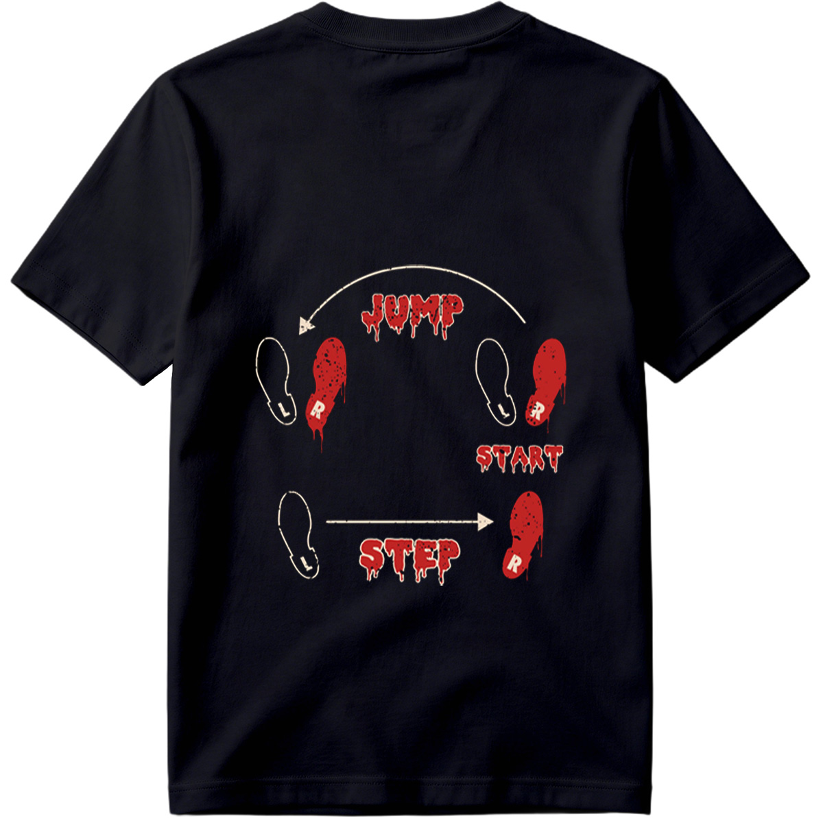 Jump Step Start: Footprint Dance Move Guide - Tee