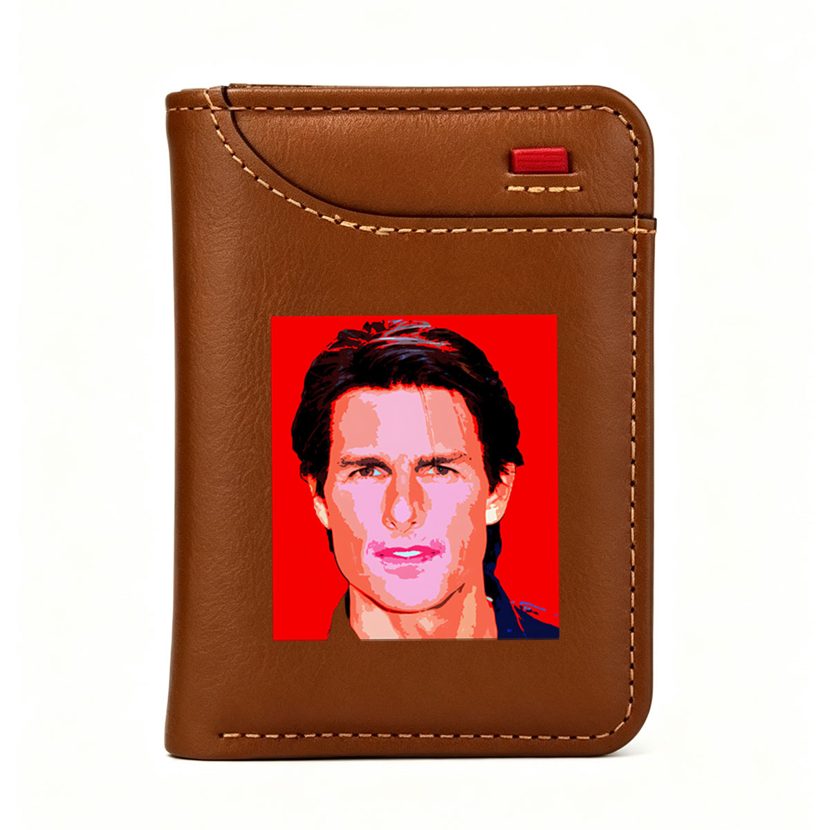Tom Cruise Pop Art Portrait - Vertical Style Wallet