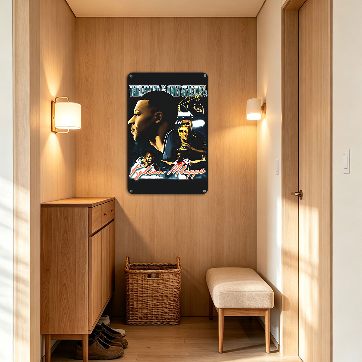 Kylian Mbappe: The Legend is Only Starting - painting