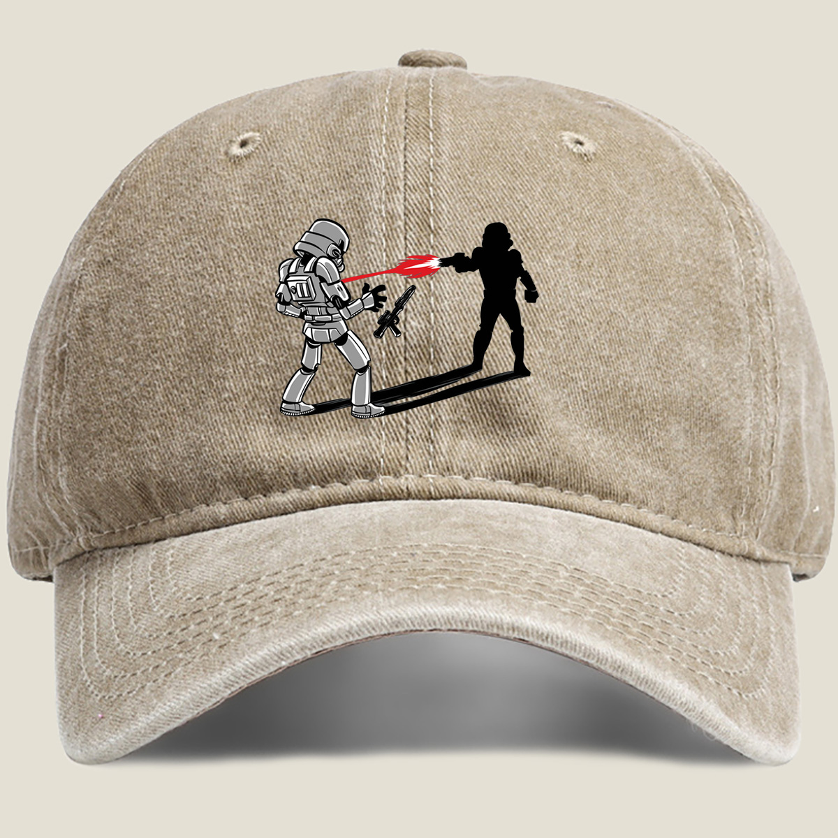 Star Wars: Stormtrooper vs. Dark Silhouette - Washed Denim - Baseball Cap