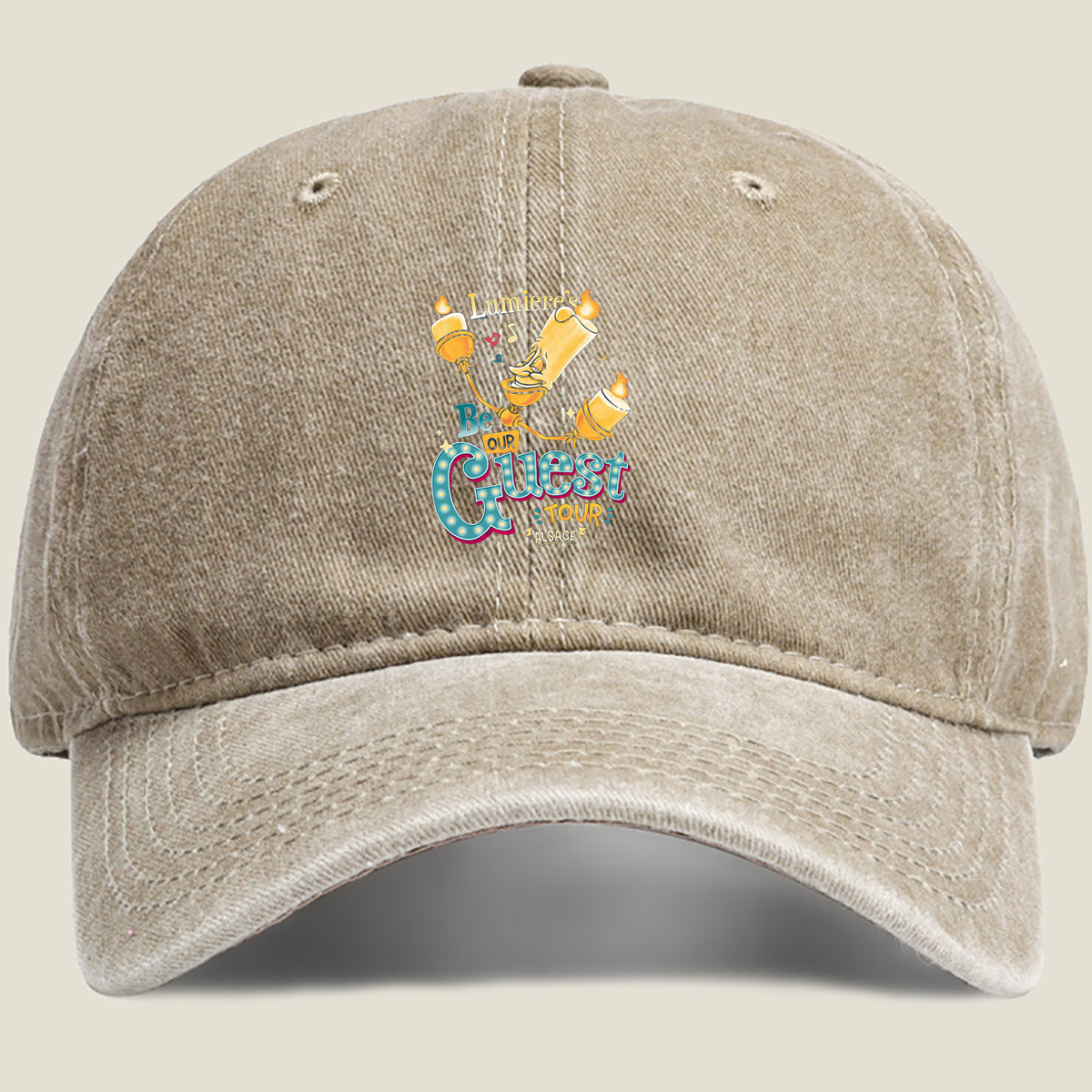 Lumiere's Be Our Guest Tour Alsace - Washed Denim - Baseball Cap