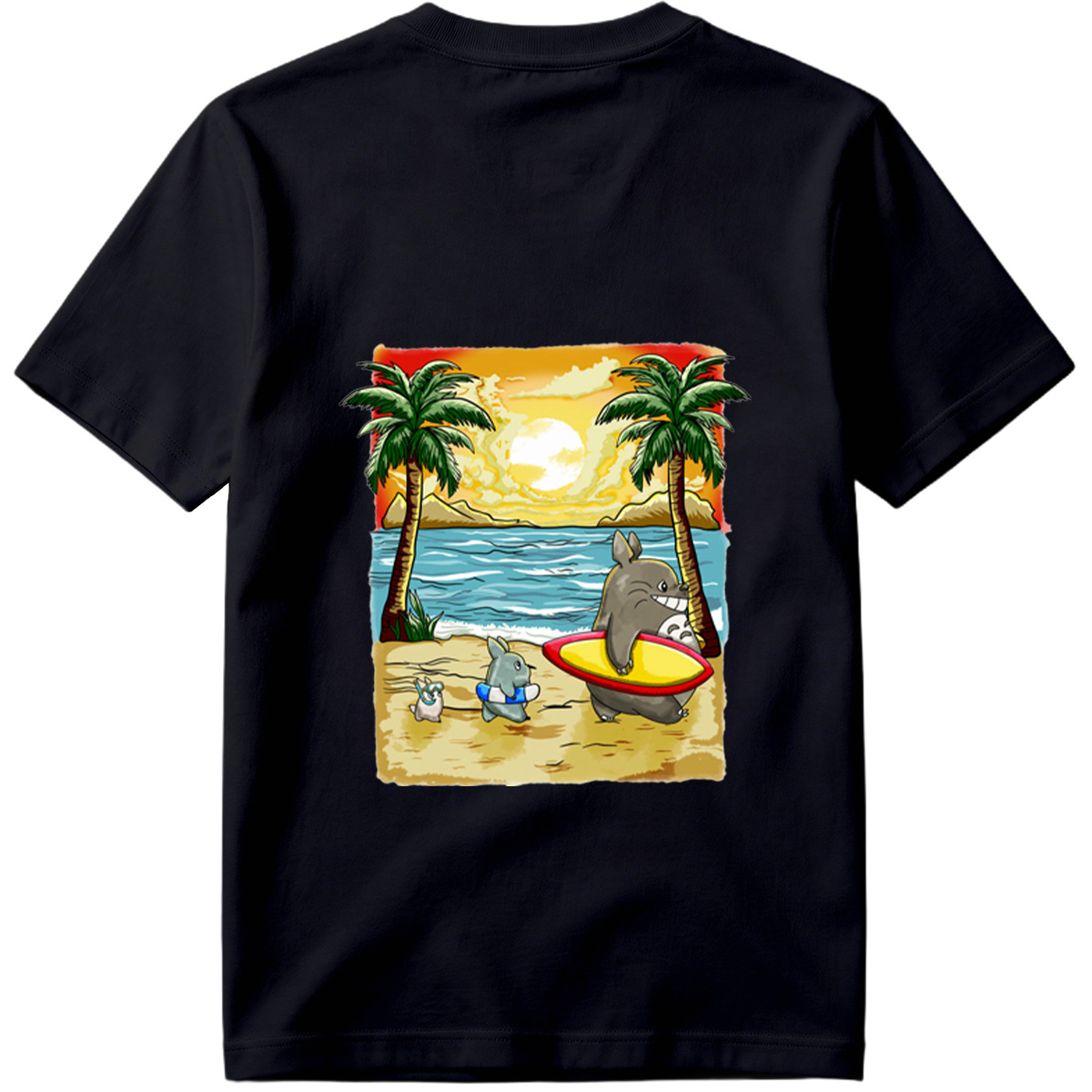 Pokémon: Slowpoke and Friends at the Beach - Tee