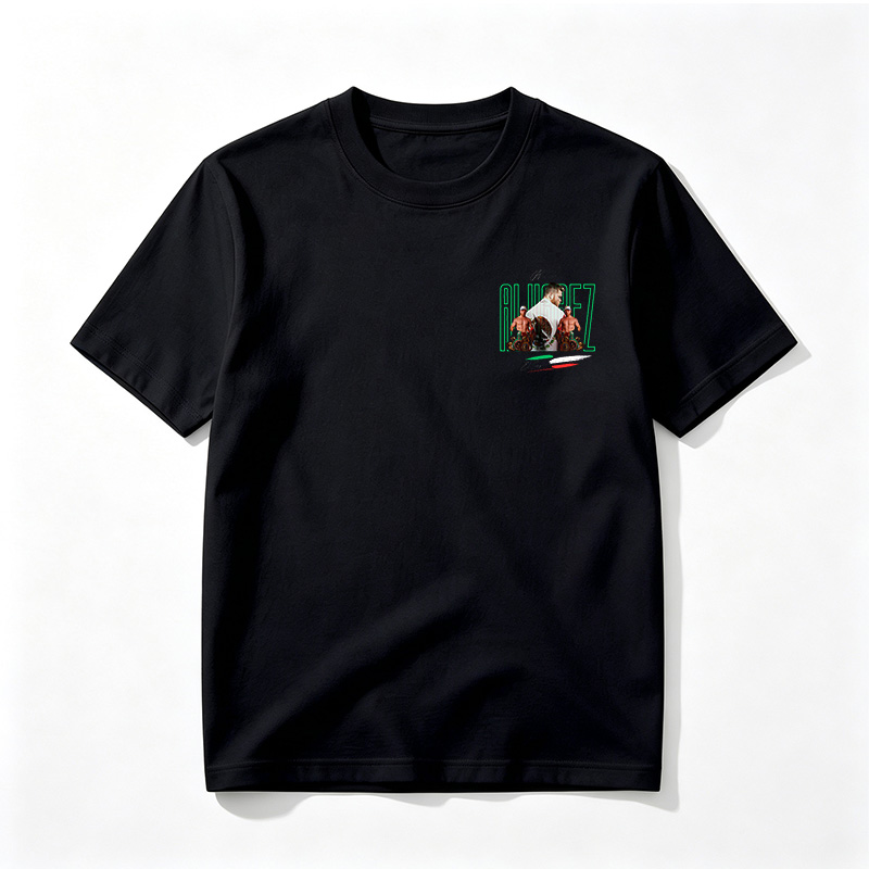 Canelo Alvarez: Mexican Boxing Champion with WBC and WBA Belts - Tee