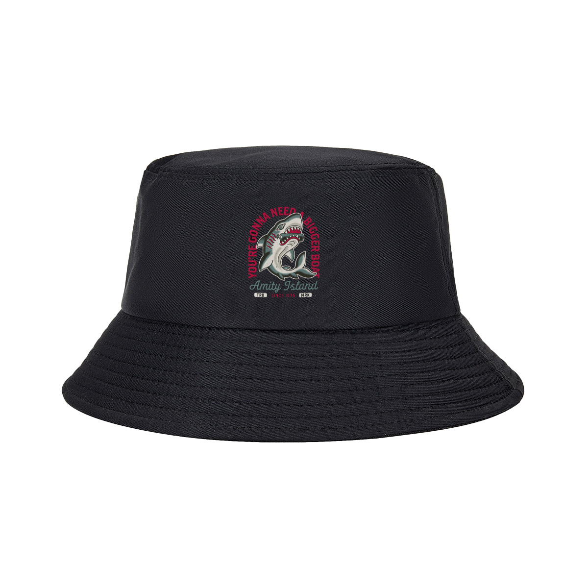 Jaws - Amity Island Shark Design - Fisherman's Hat