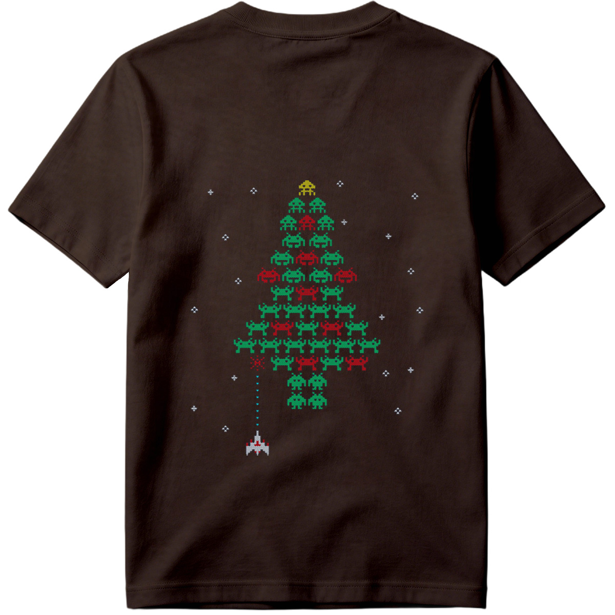Space Invaders Christmas Tree - Tee