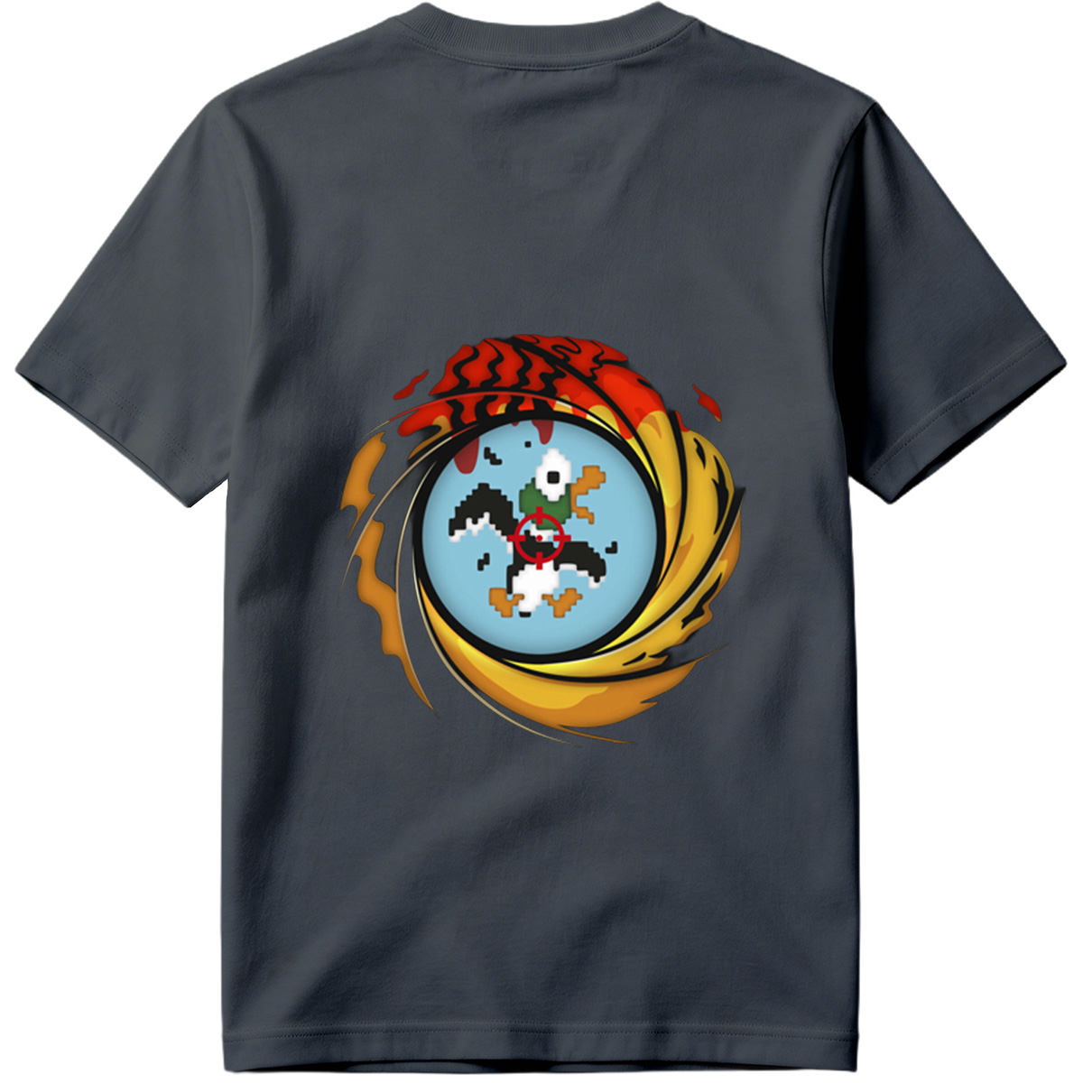 Duck Hunt: Pixel Duck in the Crosshairs - Tee