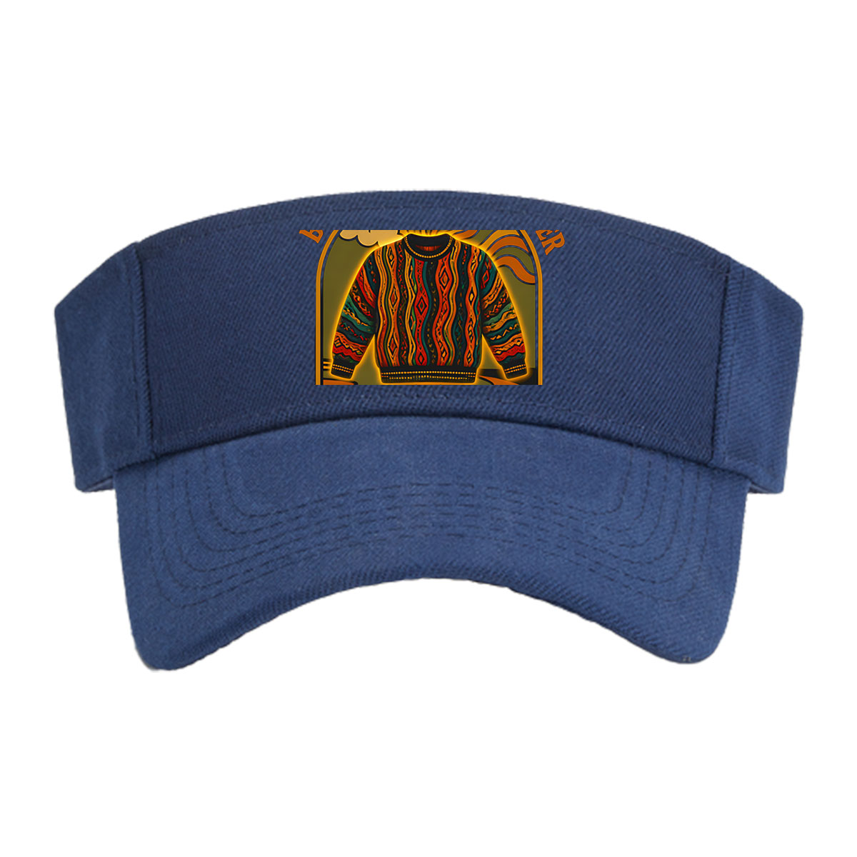 Black and Ugly as Ever: Coogi Sweater Artwork -  Visor cap