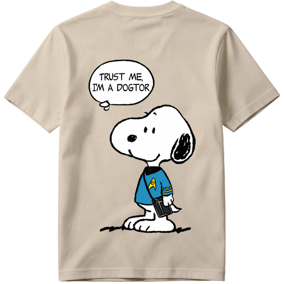 Snoopy as Starfleet Doctor - Tee
