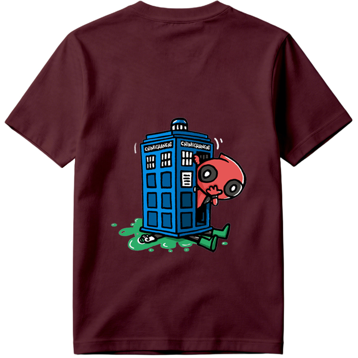 Rick and Morty Meets Doctor Who: Chimichangas TARDIS - Tee