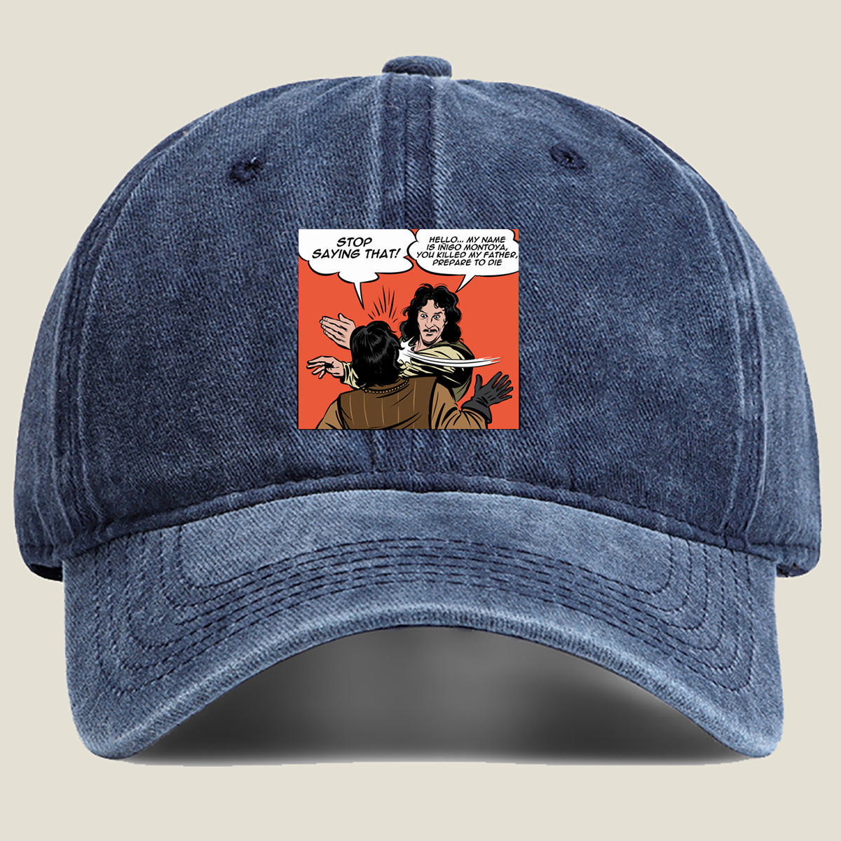 The Princess Bride: Inigo Montoya vs. Westley - Washed Denim - Baseball Cap