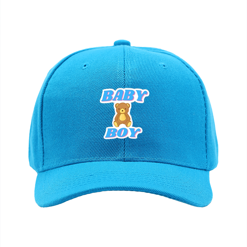 1pc New Baseball Cap Baby Boy Teddy Bear Print Unisex Adjustable Hat for Outdoor Activities Adults and Teens