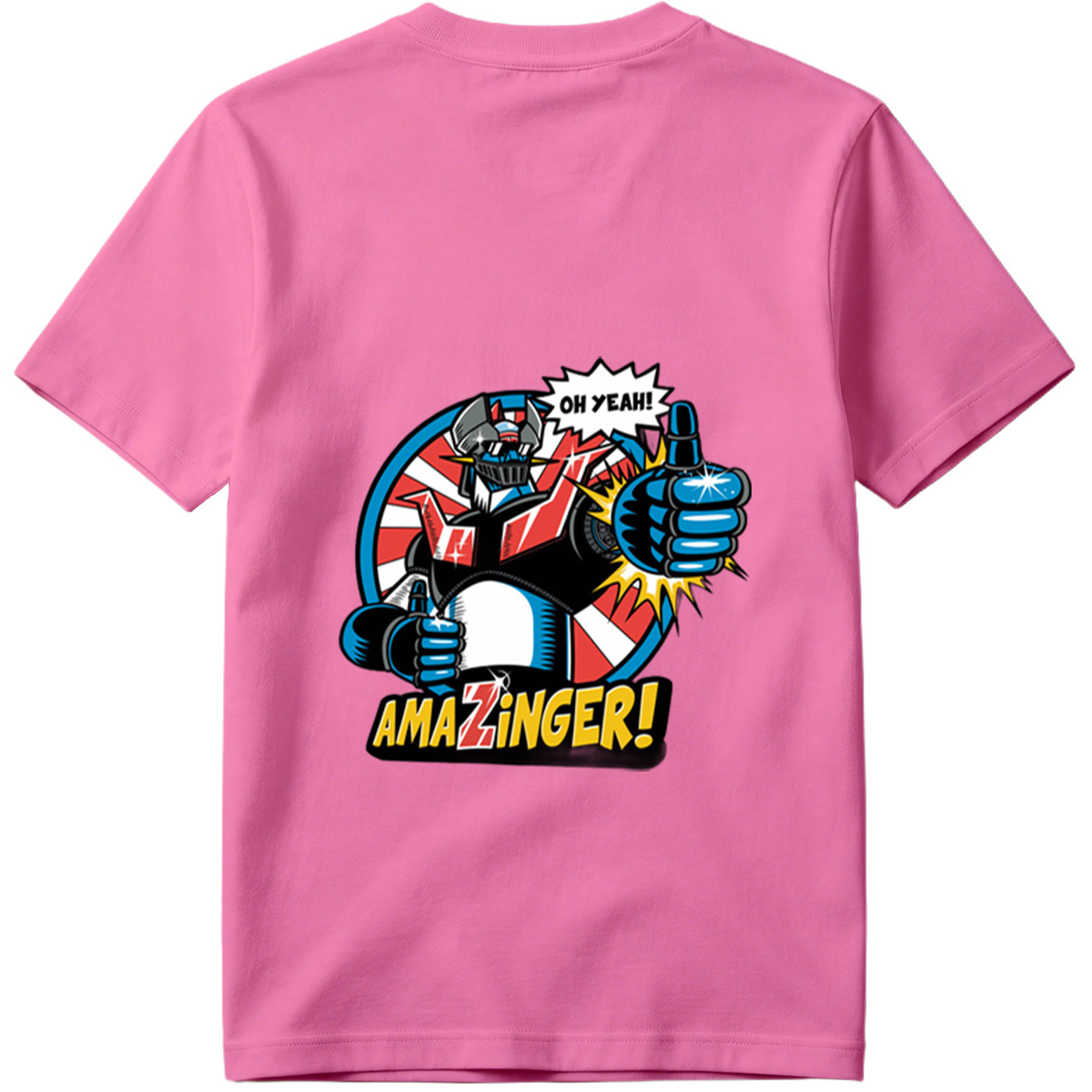 Amazinger! - Robot Hero with Thumbs Up - Tee