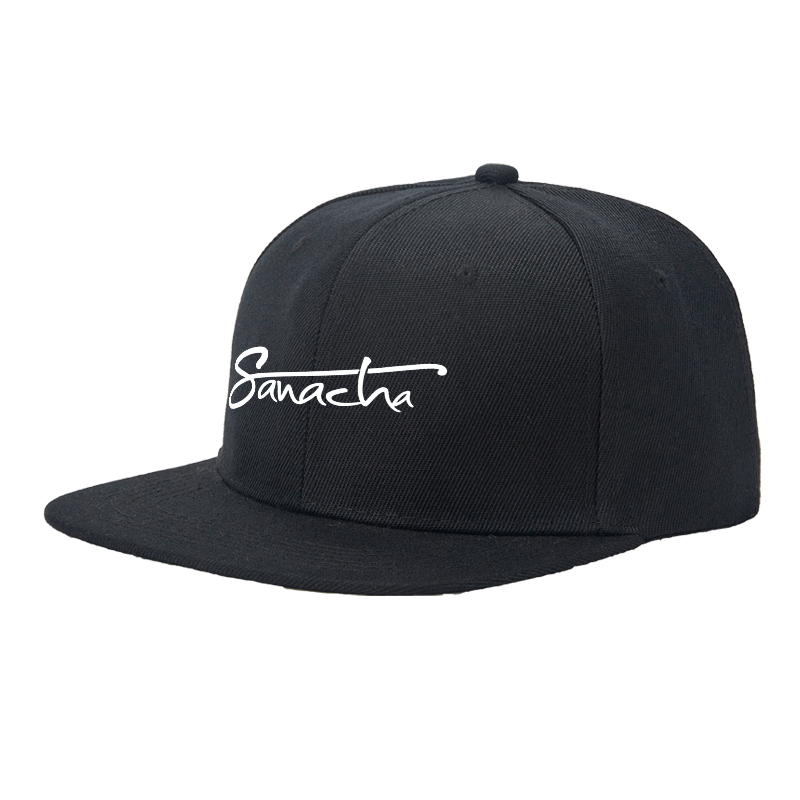 Flat Brim Baseball Cap Sanache Signature Logo Streetwear Underground Skate Style for Basketball Court Skate Park Urban Lifestyle Skaters Rappers Streetwear Enthusiasts