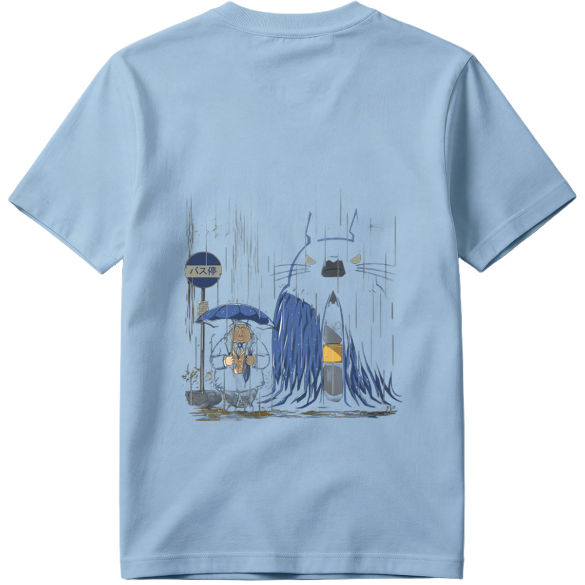 Batman and Alfred at the Bus Stop - Tee