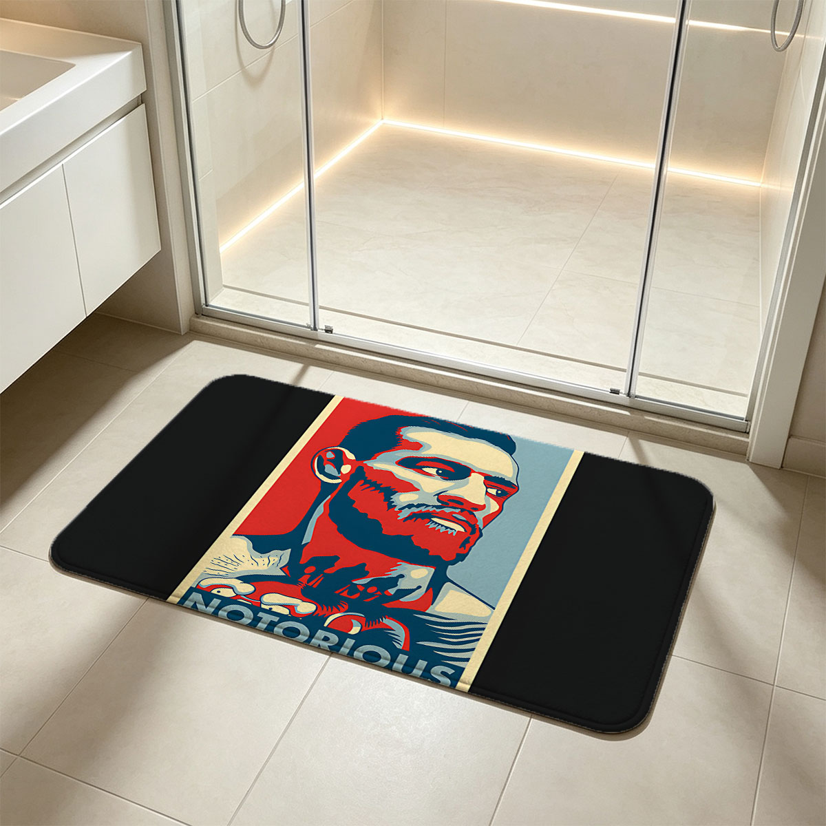 Conor McGregor Notorious UFC Fighter Poster - Flannel floor mat