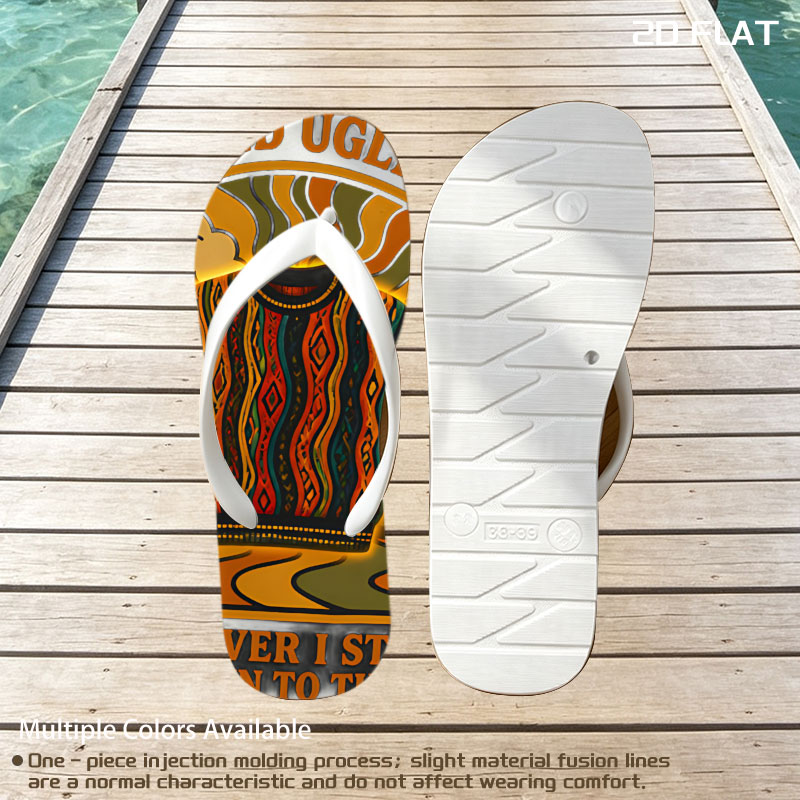Black and Ugly as Ever: Coogi Sweater Artwork -  flip-flops