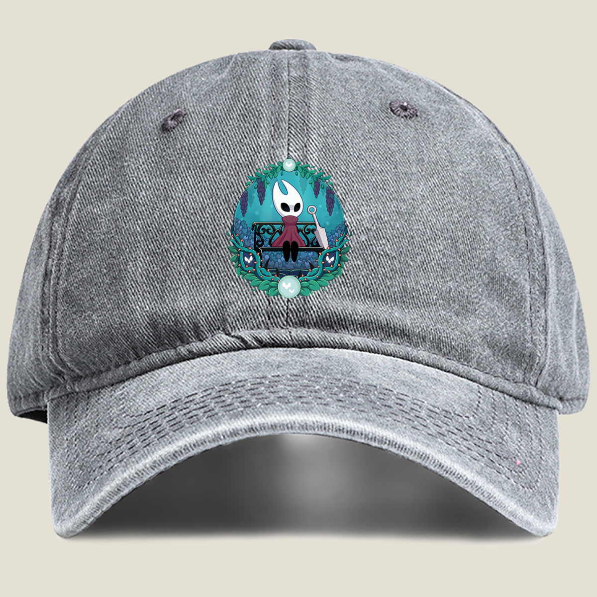 Hollow Knight: The Gardener's Rest - Washed Denim - Baseball Cap