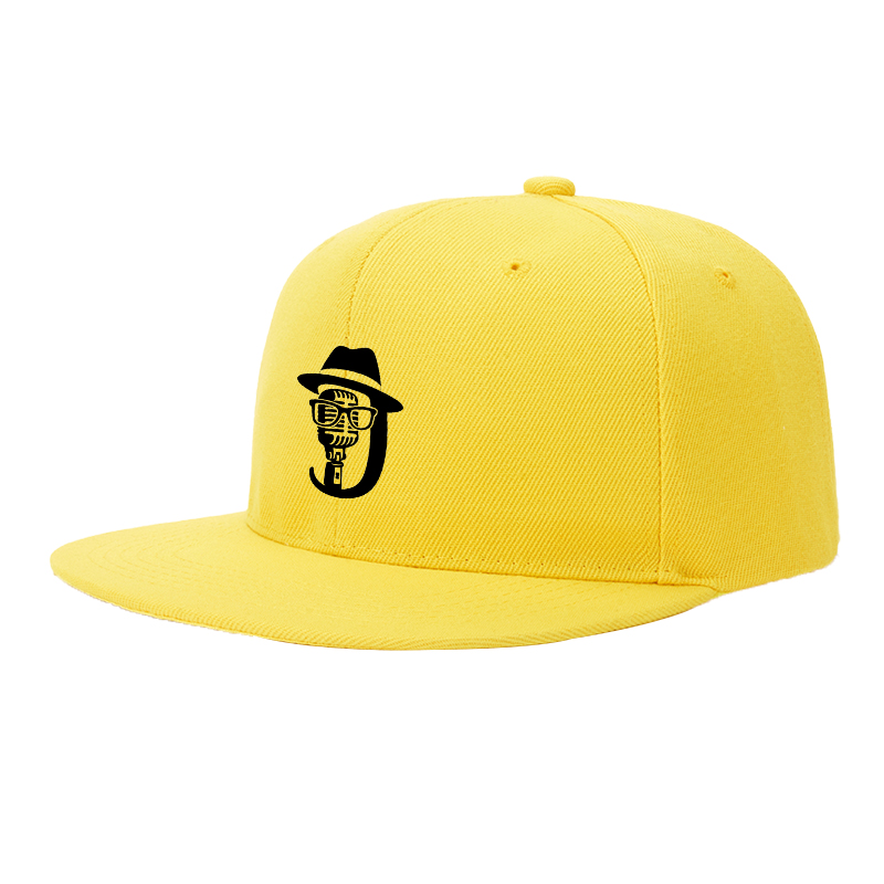 Flat Brim Baseball Cap Skull Face Print Streetwear Underground Skate Style for Basketball Court Skate Park Urban Riders and Hip Hop Artists