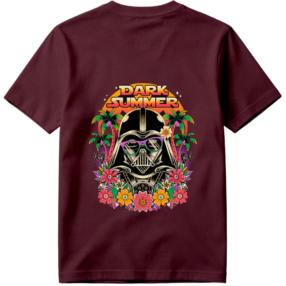 Dark Summer: Darth Vader in Tropical Paradise - Tee