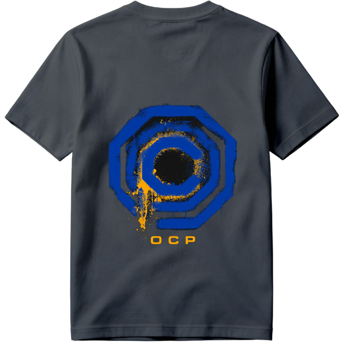 OCP Logo with Blue and Yellow Design - Tee