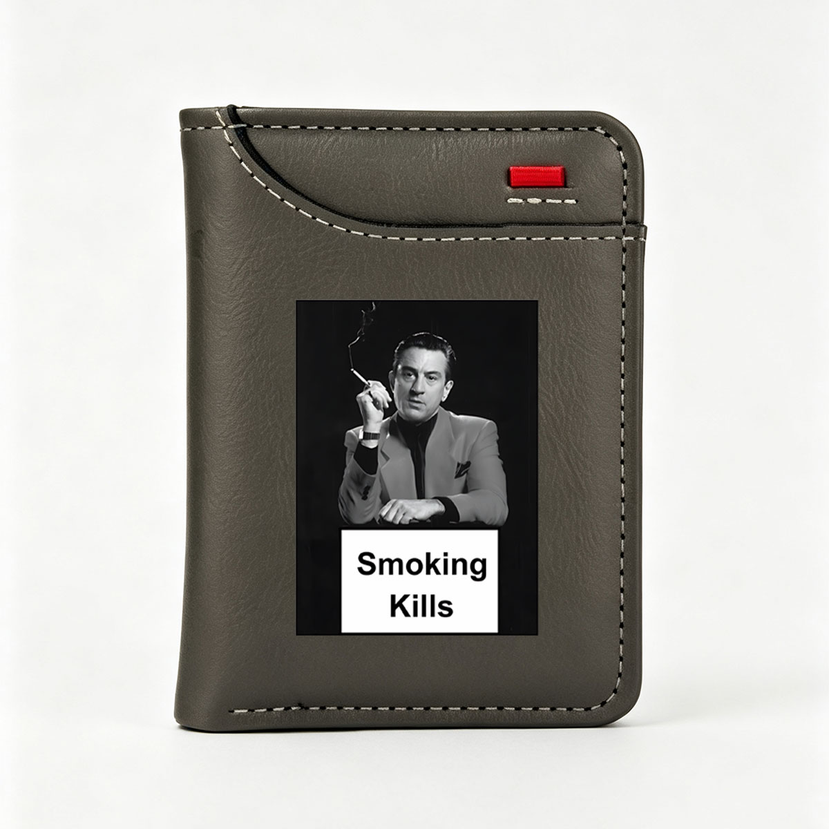 James Cagney Smoking Kills Anti-Smoking Poster - Vertical Style Wallet