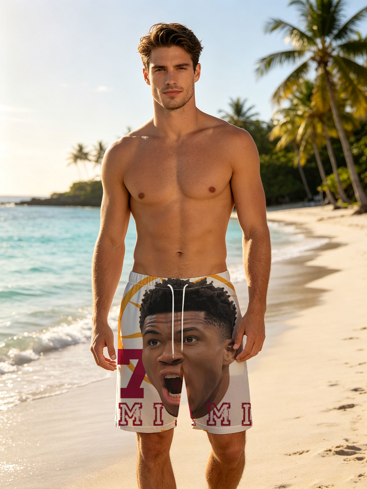 Jimmy Butler Miami Heat #7 -  Beach shorts