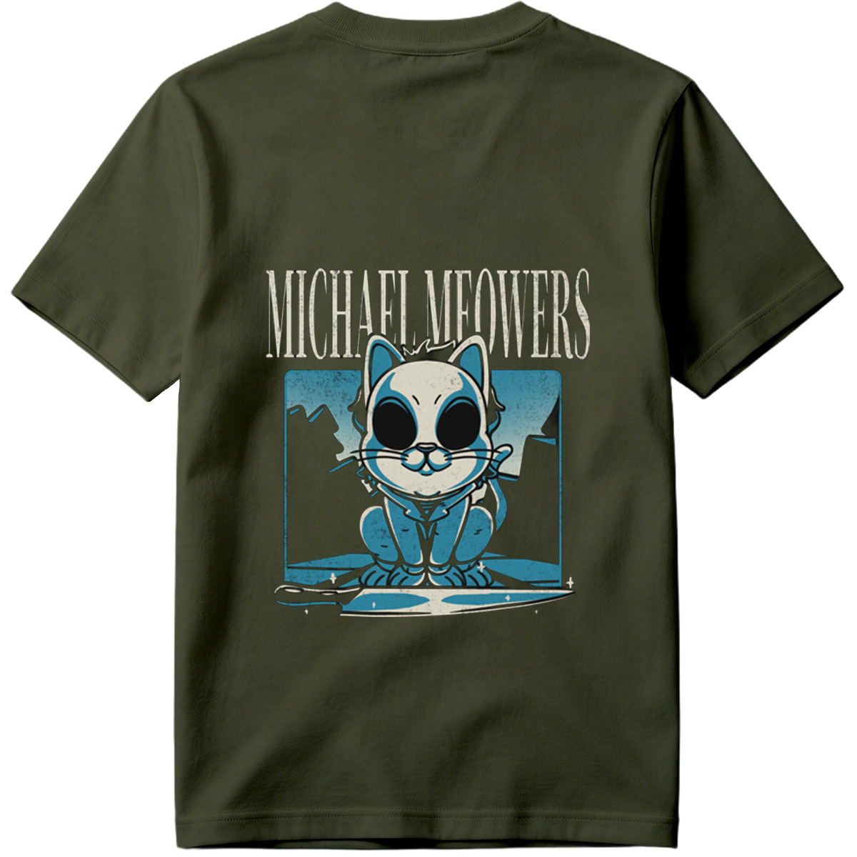 Michael Meowers Cat Character Design - Tee