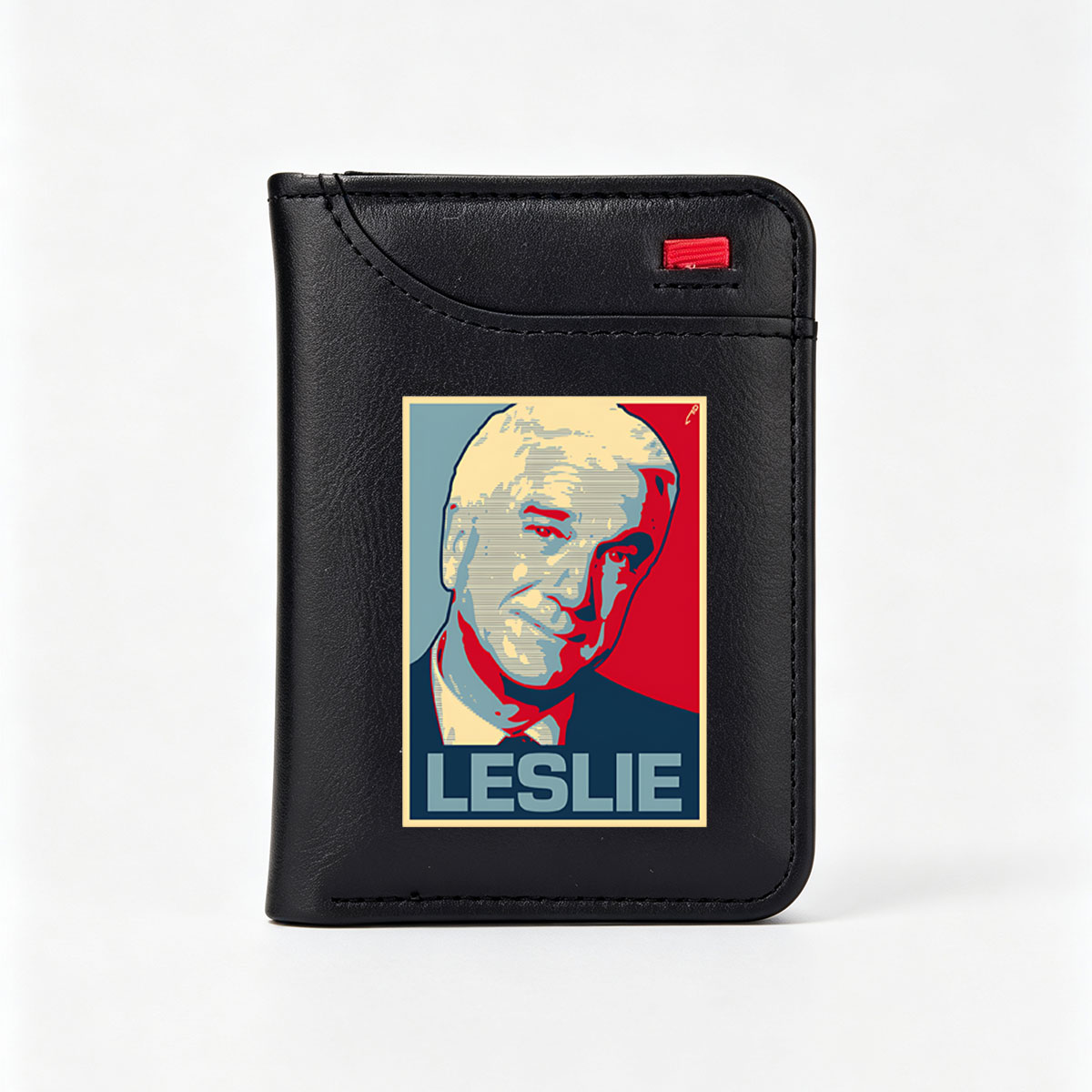 Leslie Knope Campaign Poster Style Portrait - Vertical Style Wallet