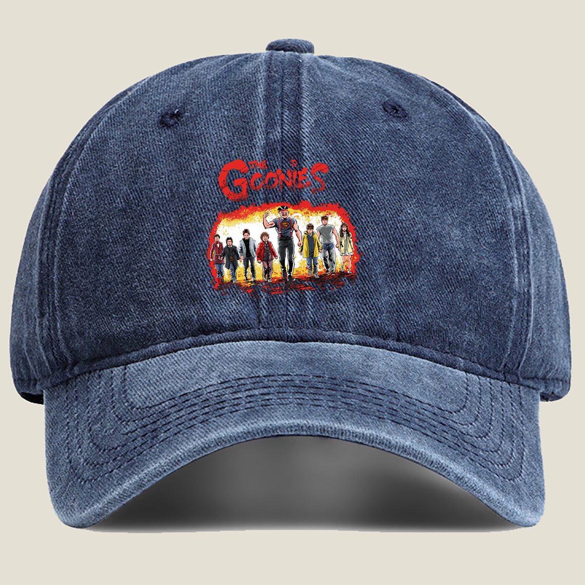 The Goonies - Classic Adventure Crew - Washed Denim - Baseball Cap