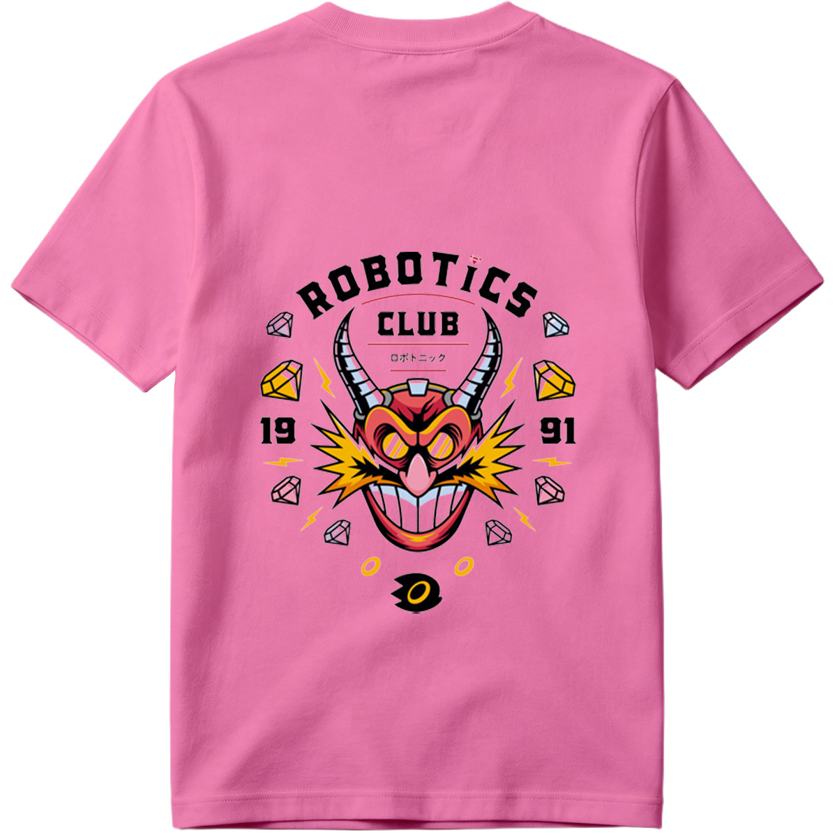 Robotics Club - Devil Robot Character Design - Tee