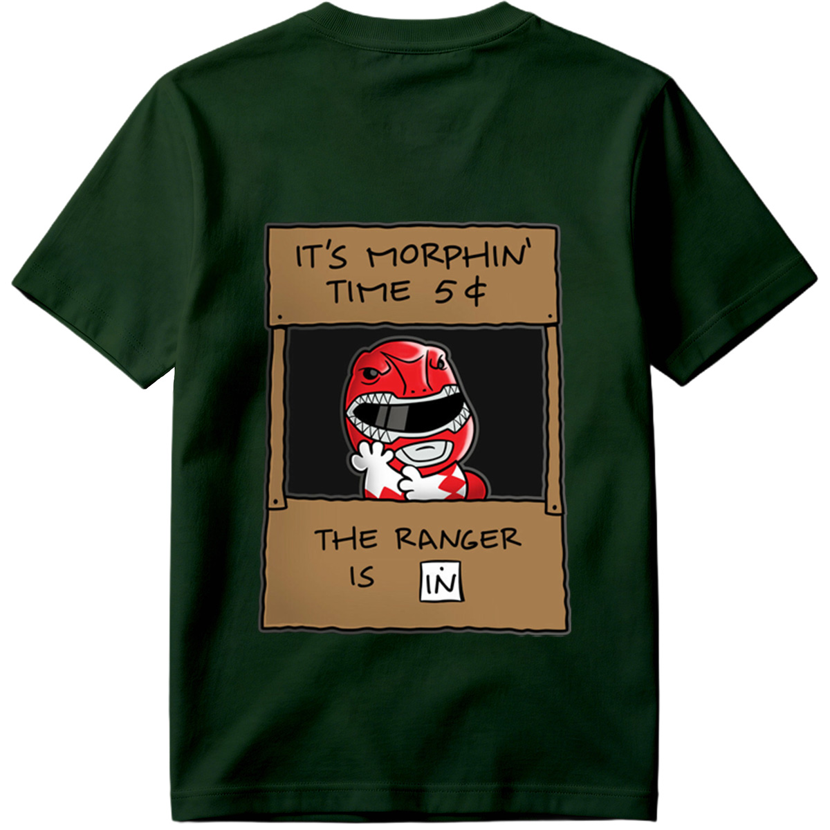 Red Ranger Morphin Time Booth - Tee