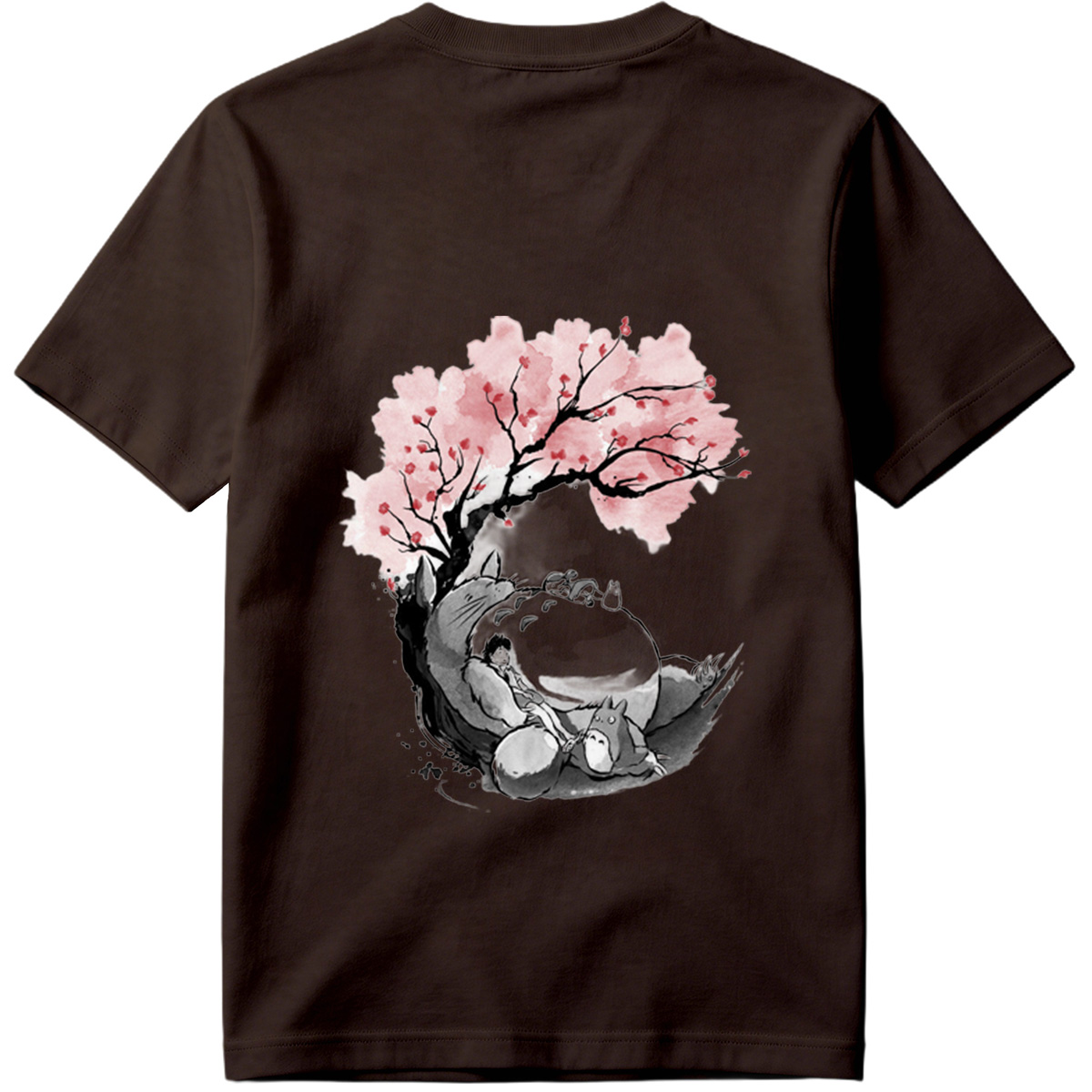 My Neighbor Totoro: Mei and Totoro Under Cherry Blossoms - Tee