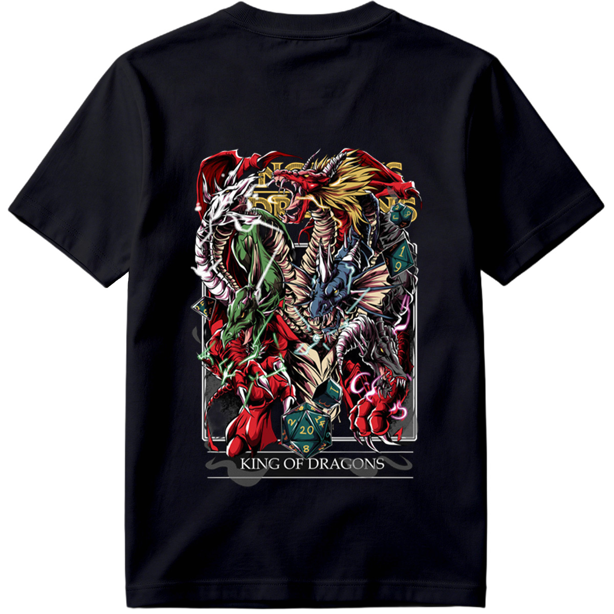 King of Dragons: Multicolored Dragon Ensemble - Tee