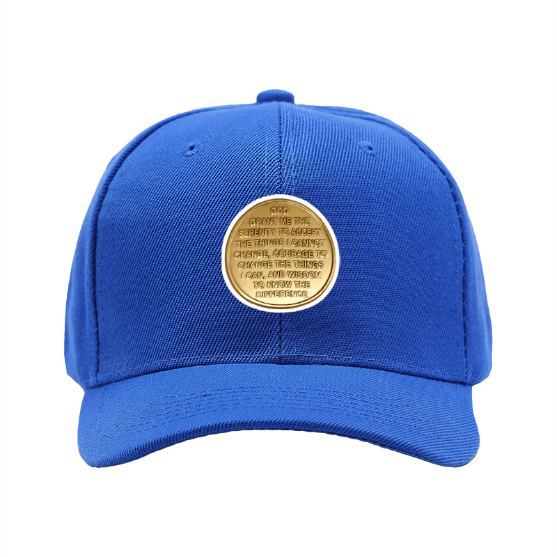 1pc New Baseball Cap with Serenity Prayer Text Print Unisex Adjustable Hat for Outdoor Activities and Daily Wear Suitable for Adults Seeking Inspiration and Calm Mindset