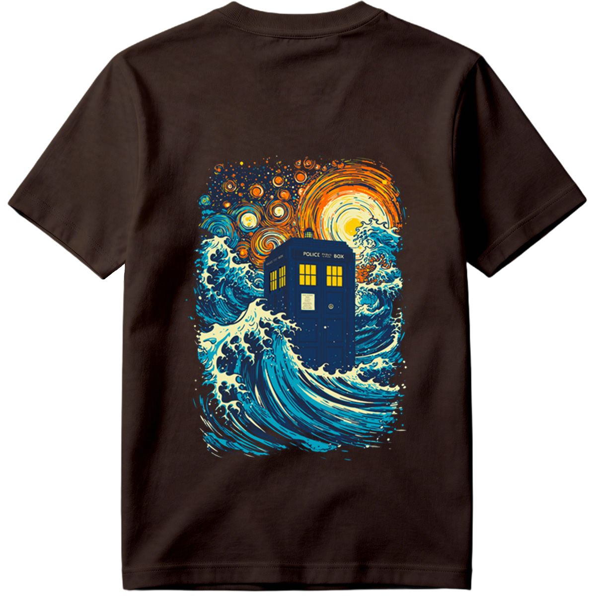 TARDIS in Stormy Seas - Tee