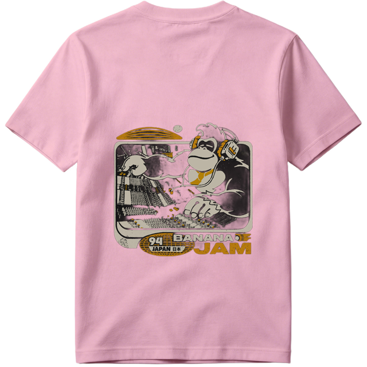 Banana Jam 94 Japan - Monkey DJ Character - Tee