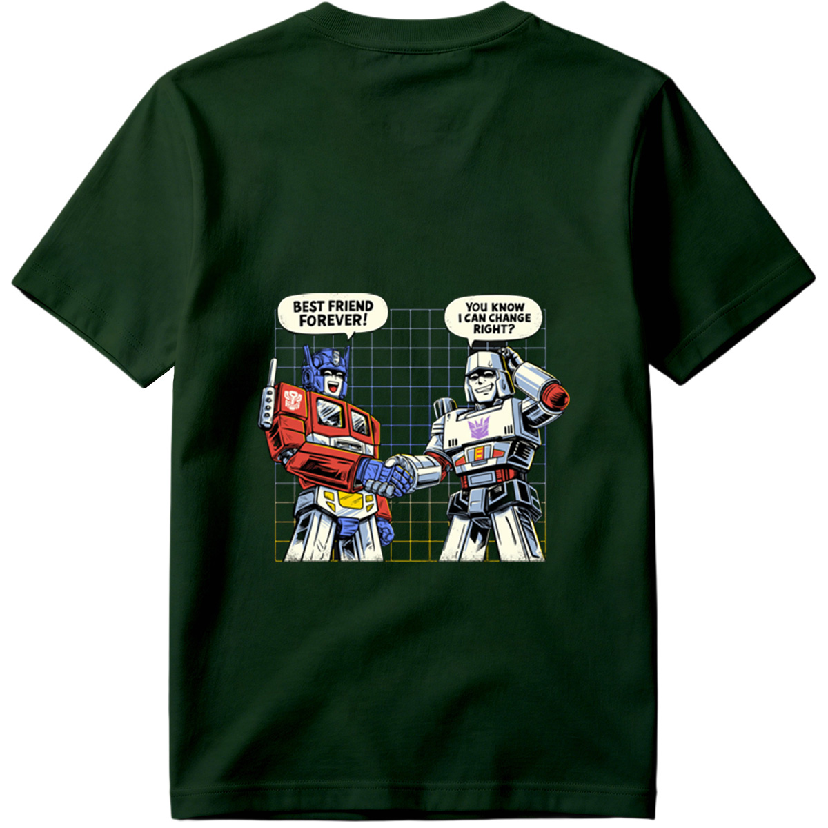 Transformers: Optimus Prime and Megatron Best Friends Forever - Tee